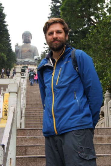 Heading up toward Lantau's Big Buddha.