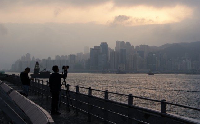 Sunrise as seen from the south of Kowloon on our last morning. Sad to leave this city.